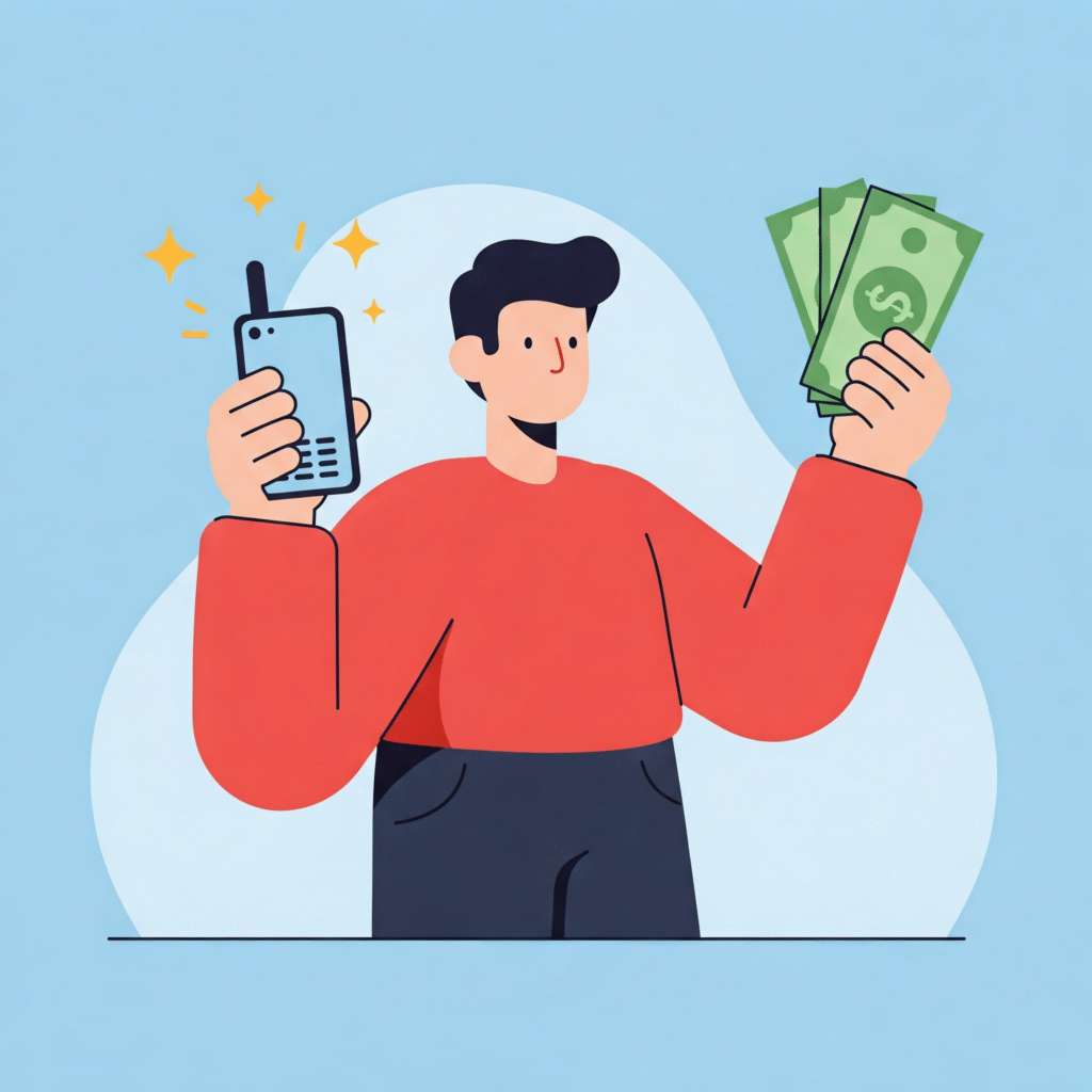 Aplicativos que Pagam: Como Ganhar Dinheiro Usando o Celular Gemini Generated Image Bezq7fbezq7fbezq 1024x1024