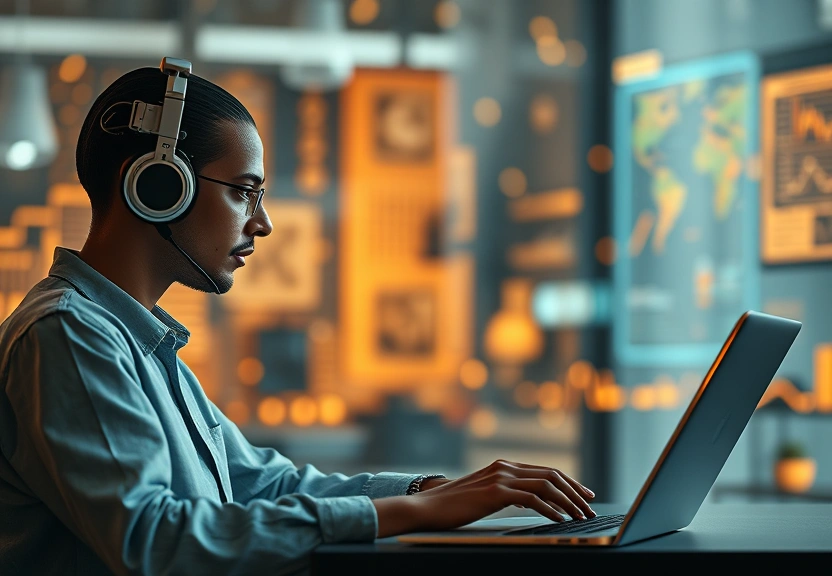 Representação visual: O impacto da inteligência artificial nos serviços de freelancers em 2025: oportunidades e desafios